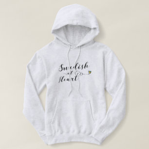 Moletom Sueco no Hoodie do coração, suecia