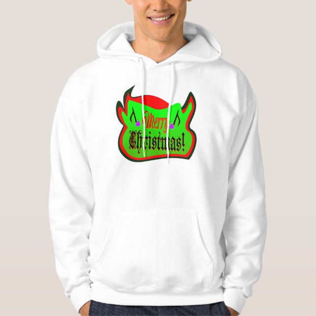 Moletom ♫♥Suéter com capuz Christmas Bull Stylish♥♪ (Frente)