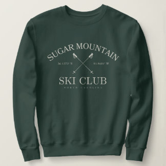 Moletom Sugar Mountain Ski Club, Carolina do Norte