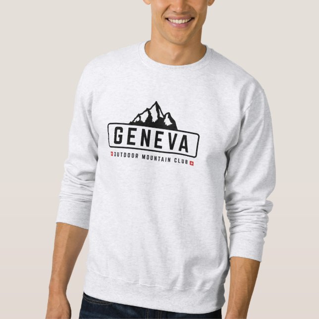 Moletom Suiça exterior de Genebra (Frente)