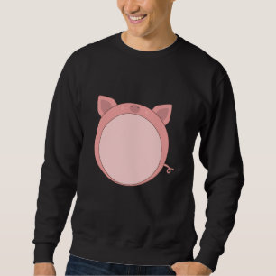 Moletom Suíno Leitão Piglet Pink Funny Spherd