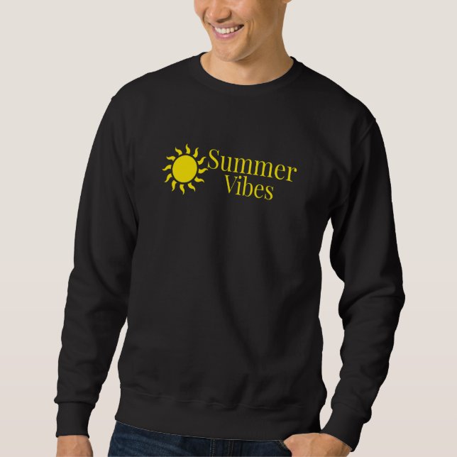 Moletom Summer Vibes Beach Summertime Vacing (Frente)
