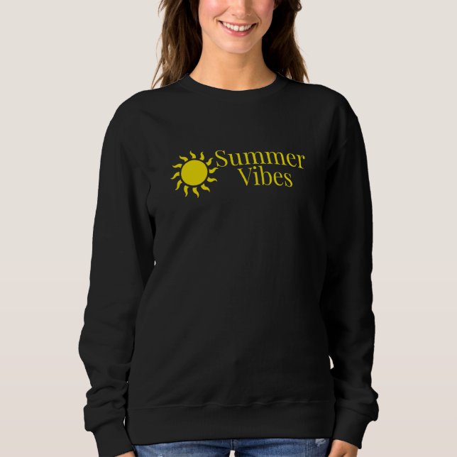 Moletom Summer Vibes Beach Summertime Vacing (Frente)