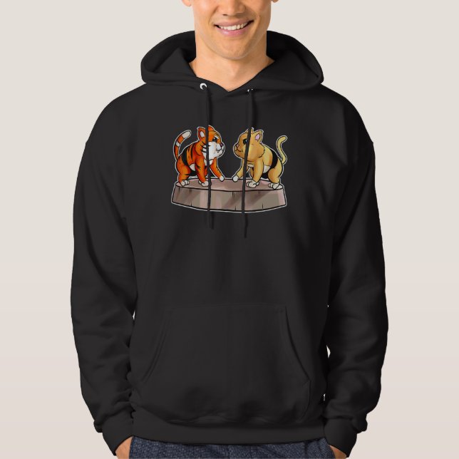 Moletom Sumo Cat E Sumo Tiger Luta Luta E Su (Frente)