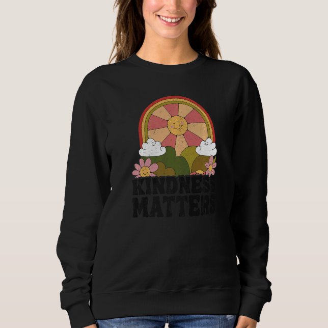 Moletom Sun Anti Bullying Rainbow Kindness Matters Sped Te (Frente)