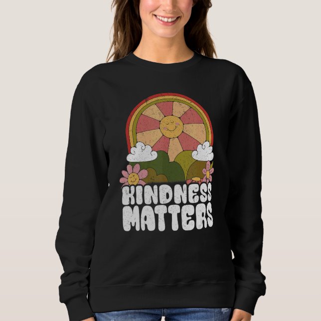 Moletom Sun Anti Bullying Rainbow Kindness Matters Sped Te (Frente)