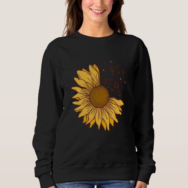 Moletom Sunflower Hope Positive Music Flowers Sunflowers (Frente)