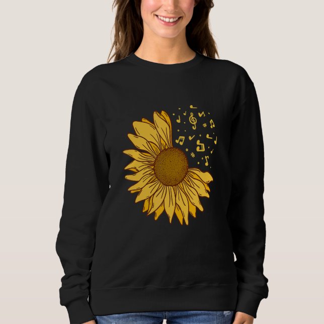Moletom Sunflower Hope Positive Music Flowers Sunflowers 1 (Frente)