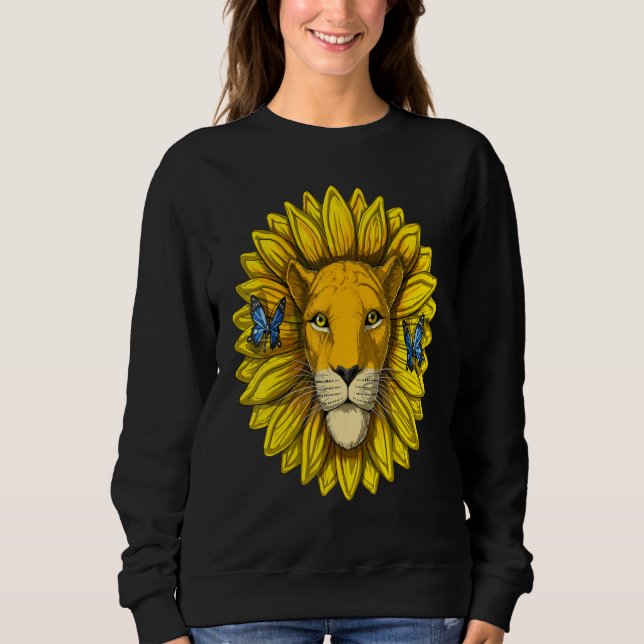 Moletom Sunflower Lion  I'm A Child Of God (Frente)