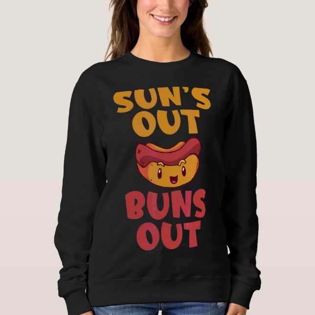 Moletom Suns Out Buns Out Hotdog (Frente)