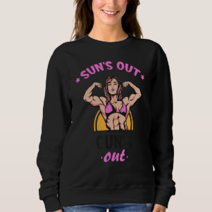 Moletom Sun's Out Guns Out Women Out Bodybuilding Malhação