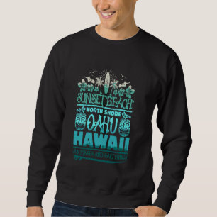 Moletom Sunset Beach Oahu North Shore Hawaii Surf Retro Ti