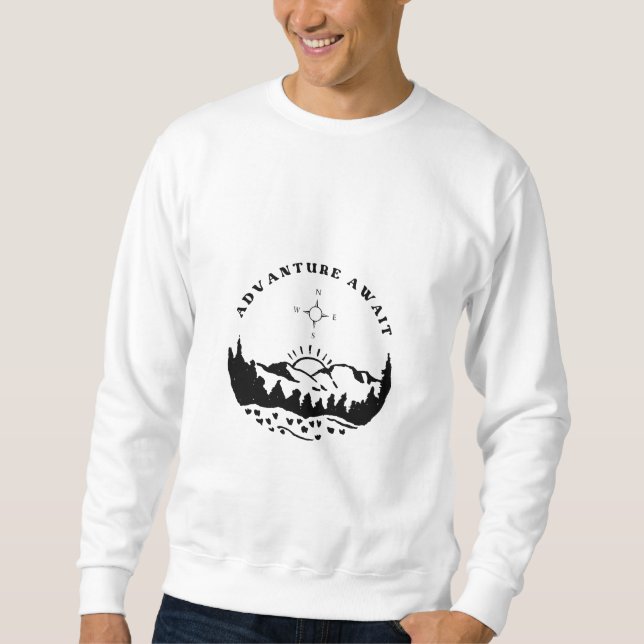 Moletom SuorShirts Advanture Await (Frente)