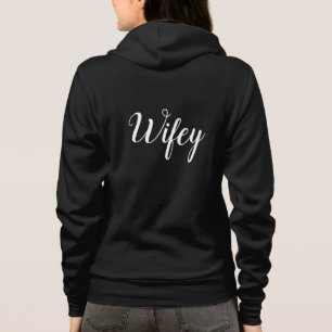 Moletom Super Bonita Wifey Hoody em Preto
