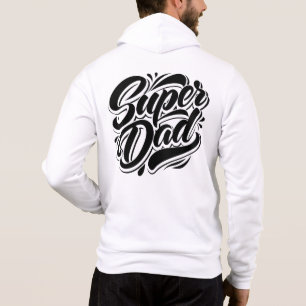 Moletom Super Dad Hero Tipografia Design-67888