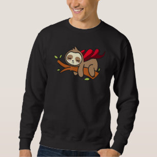 Moletom Super-Herói Da Lama Para Meninas, Engraçado Sloth