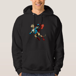 Moletom Super Herói Labrador Retriever Red Cape Super Hero