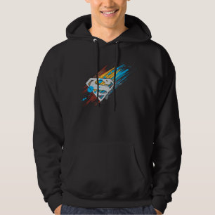Moletom Super-Homem Logotipo Paint Streaks