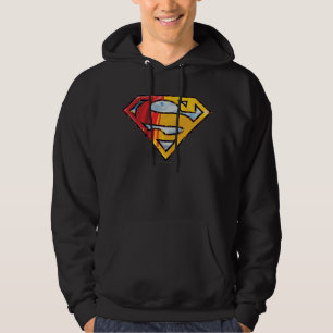 Moletom Super-Homem  Logotipo vermelho e laranja
