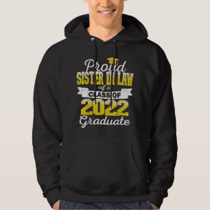 Moletom Super Orgulhosa Cunhada de Graduado de 2022 Incrív