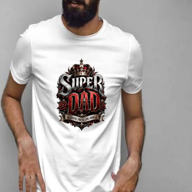 Moletom Super Pai Coroado Herói (Criador carregado)