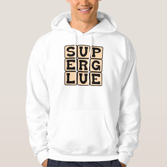 Moletom Supercola, Adesivo Mágico (Frente)