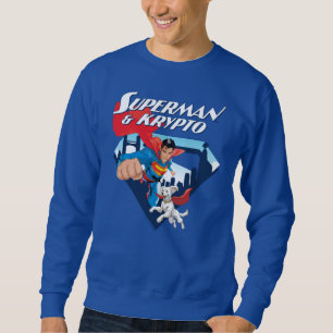 Moletom Superman & Krypto Soar
