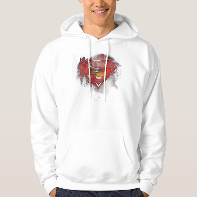 Moletom Superman S-Shield | Logotipo pintado (Frente)