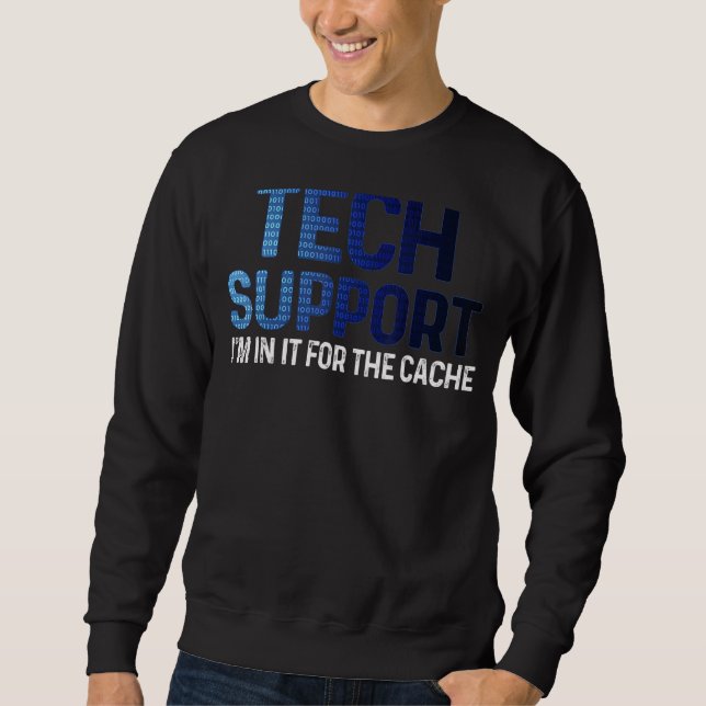 Moletom Suporte Técnico Estou Nisso Pelo Cache TI  (Frente)