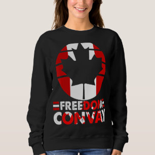 Moletom Support Canadian Truckers Freedom Convoy 2022 EUA