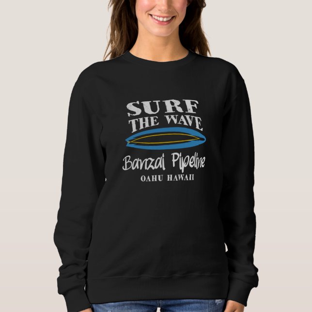 Moletom Surf Banzai Pipeline Surfe A Onda Banzai Pipeline (Frente)