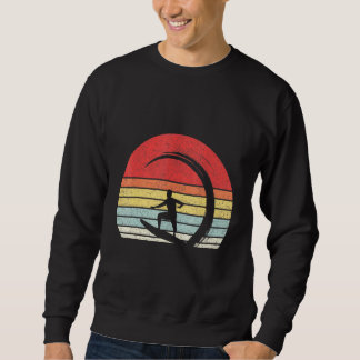 Moletom Surf De Navegação Por Ondas De Surfer De Vintage R