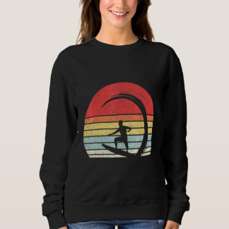 Moletom Surf De Navegação Por Ondas De Surfer De Vintage R