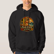 Surf Shack Surfista Pin-Up | Cavalgar as Ondas Pra