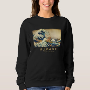 Moletom Surfando Norfolk Terrier Onda Kanagawa Cão Japonês