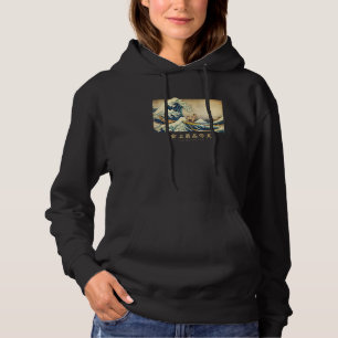 Moletom Surfando Norwegian Buhund Onda Kanagawa Cachorro J