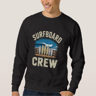 Moletom Surfboard Creme vintage Surfboard para Homens