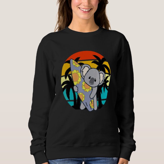 Moletom Surfboard de Koala Beach Summer Koala (Frente)