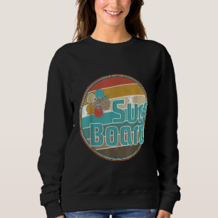 Moletom Surfboard Retro Vintage Hawaii Aloha Hibiscus Flow