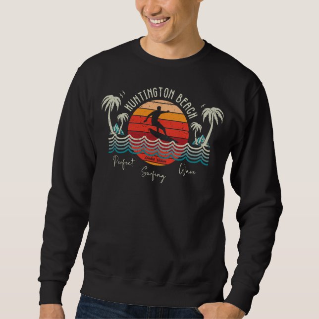 Moletom Surfe na praia de Huntington (Frente)