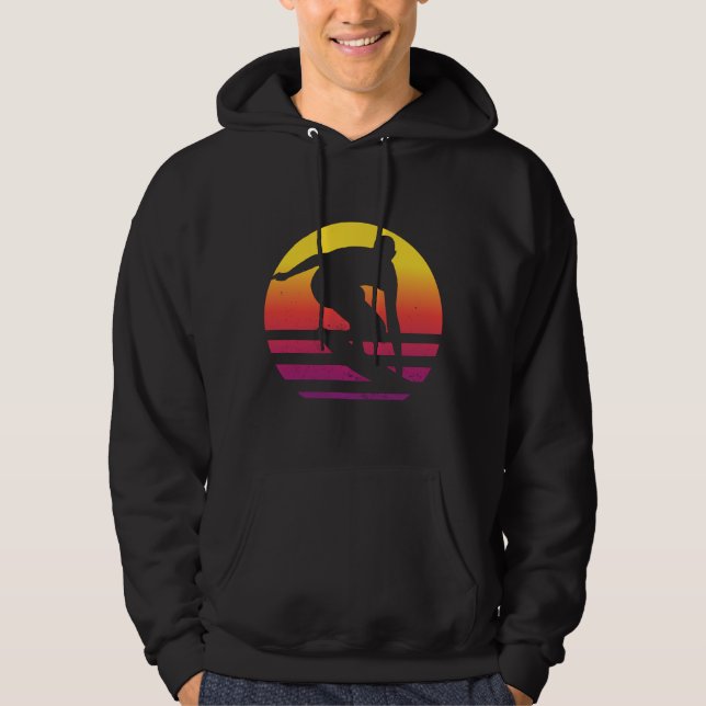 Moletom Surfer Retro Surfing Sunset (Frente)