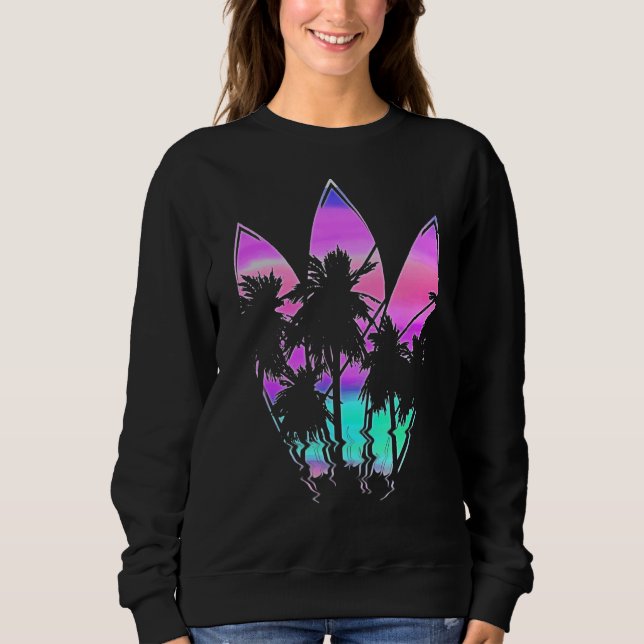 Moletom Surfer Surfer Vaporwave Surfboarder SynCE S (Frente)