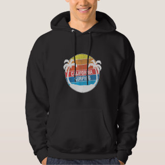 Moletom Surfing na Califórnia Palm Tree Sunset