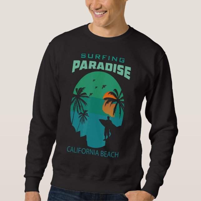 Moletom Surfing Paradise California Beach (Frente)