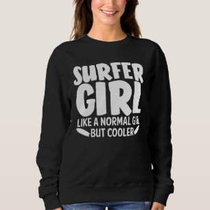 Moletom Surfista Engraçada Para Mulheres Surf Surfar