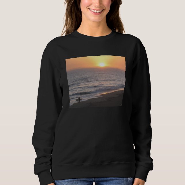 Moletom Surfistas do Pôr do Sol (Frente)