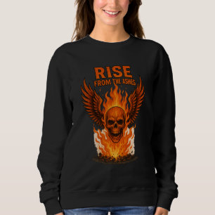 Moletom Surgir das Ashes - Caveira Flamejante com Fiery