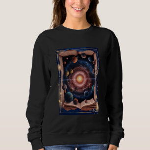 Moletom Surreal Cosmic Galaxy Book Fantasy Alienígena mund