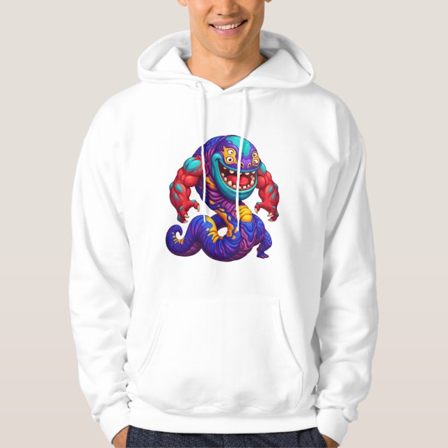Moletom Surto de Monstro Vibrante (Frente)