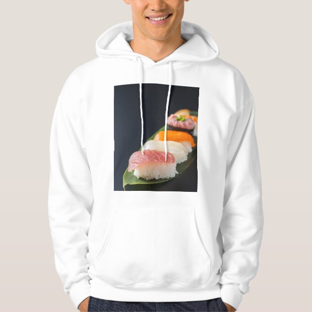 Moletom Sushi art on a leaf | A piece of clothing that exu (Frente)